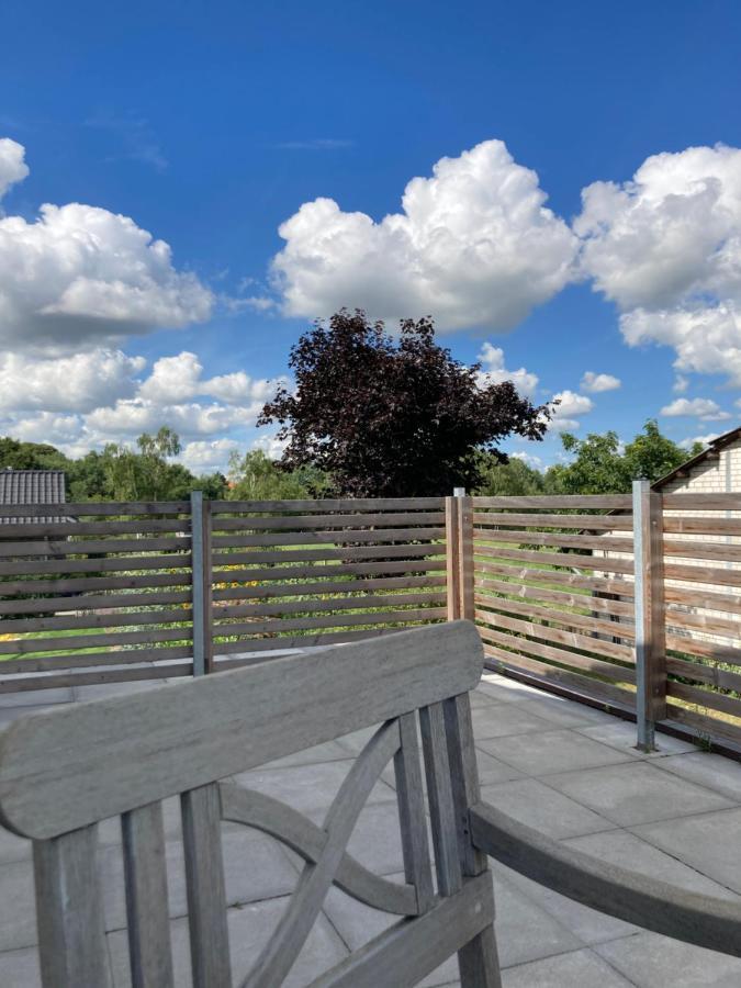 Ferienwohnung Heeser Birkenhof - Urlaub Auf Dem Bauernhof Mit Blick Ins Gruene Weeze Bagian luar foto